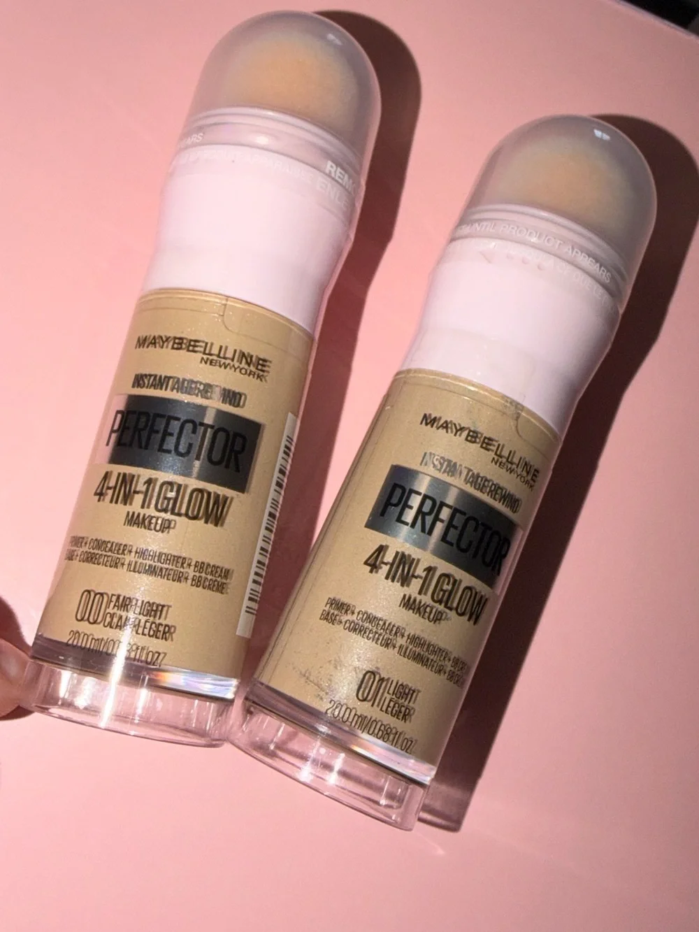 Maybelline 4-in-1 foundation - light skin - concealer , highlighter bb cream